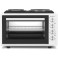 ELECTRIC MICRO OVEN WITH 2 HOB  URBAN CHEF 3702 WH (37LT / ΛΕΥΚΟ)
